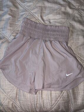 Nike Women’s High-Rise Athletic Shorts — Mauve Purple